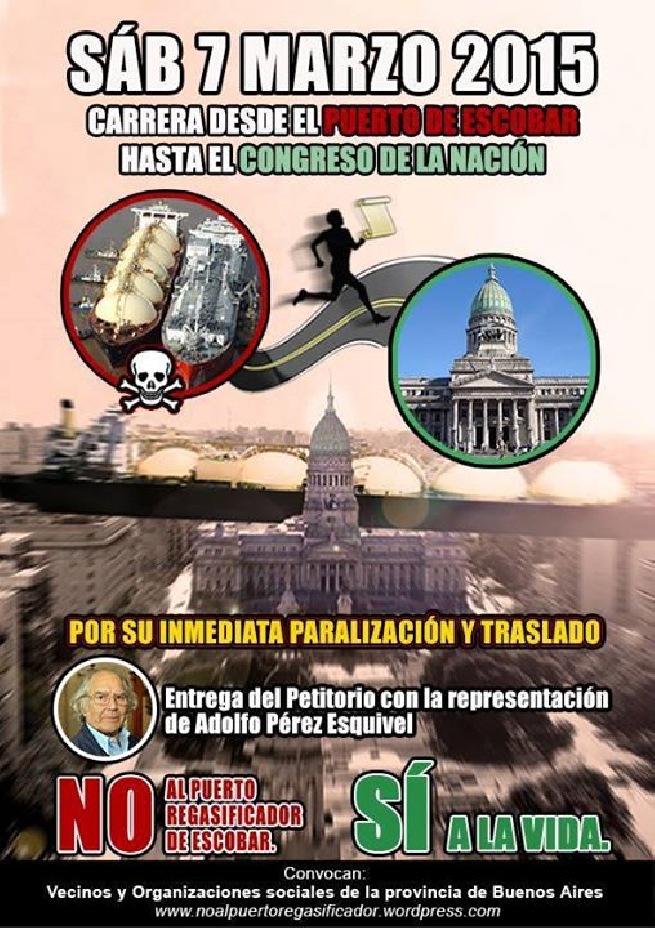 ADVIERTEN SOBRE EL PELIGRO DEL PUERTO REGASIFICADOR DE ESCOBAR